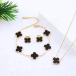 Four Leaf Clover Jewelry Set