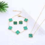 Four Leaf Clover Jewelry Set