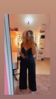 Denim Bustier Top