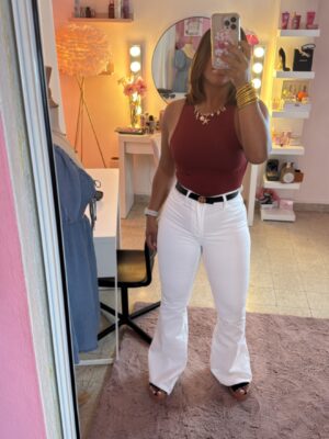 Slim Flare Smooth and Stretchy Jeans