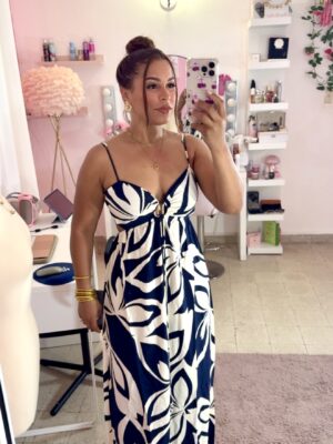 Navy Muse Maxi Dress