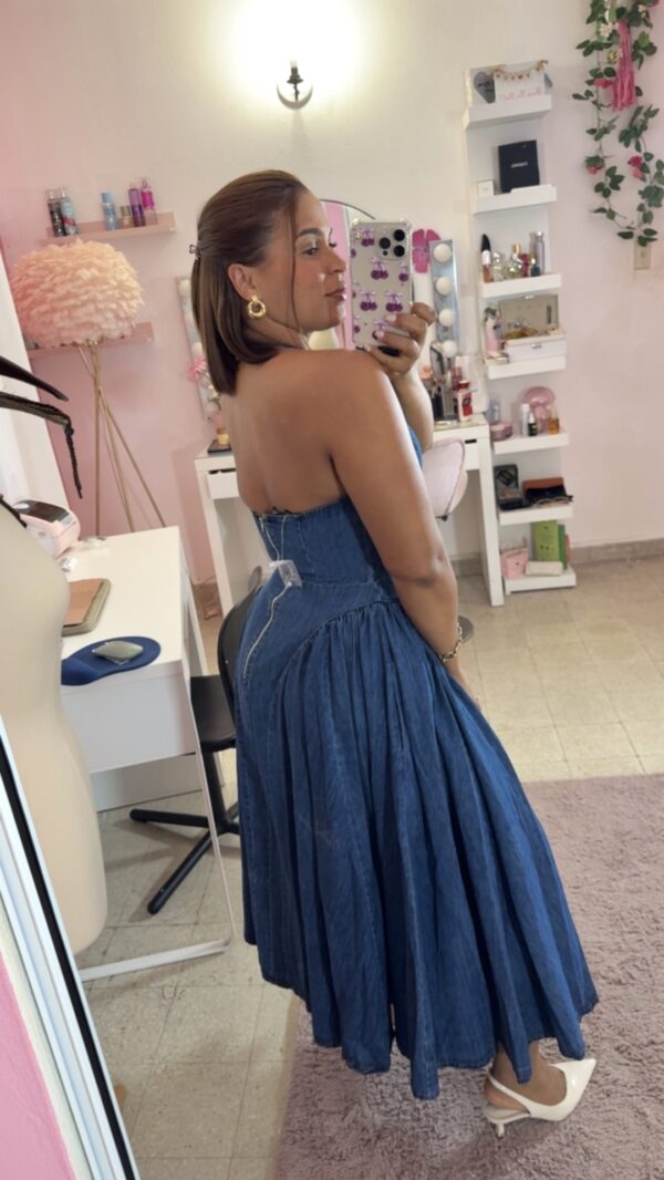 Denim Midi Dress