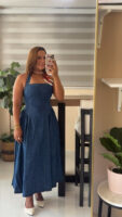 Denim Midi Dress