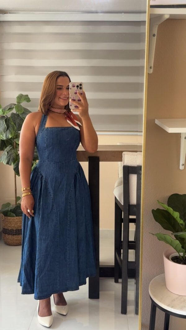 Denim Midi Dress