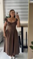 Amore Brown Dress