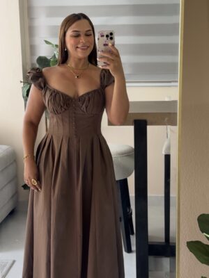 Amore Brown Dress