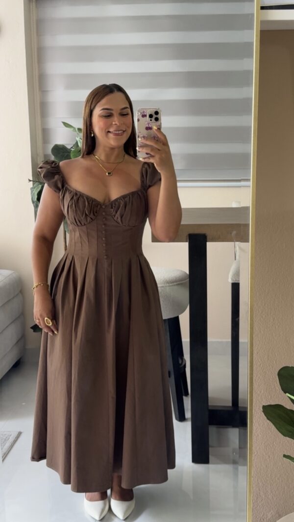 Amore Brown Dress