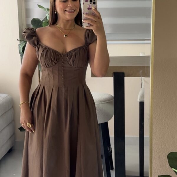 Amore Brown Dress
