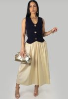 Navy Muse Vest Dress
