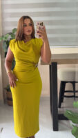 Luxe Olive Dress