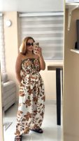 Mocha Bloom Jumpsuit