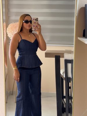 Denim Elegance Jumpsuit
