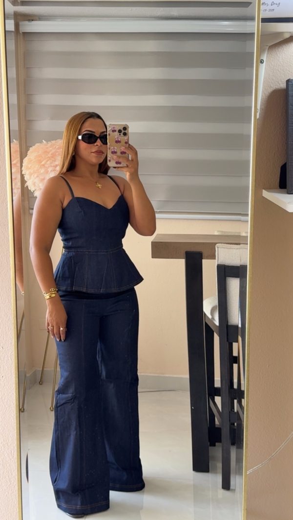 Denim Elegance Jumpsuit