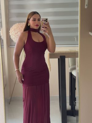 Wine Affair Maxi Dress