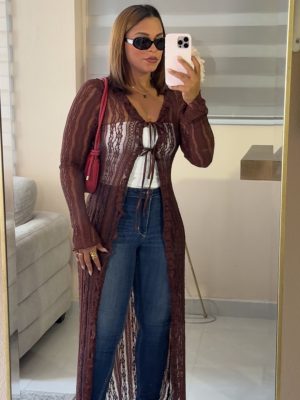 Maxi Lace Cardigan