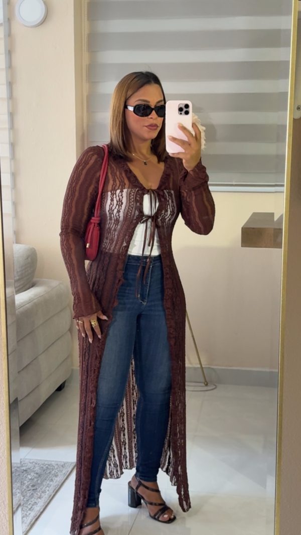 Maxi Lace Cardigan